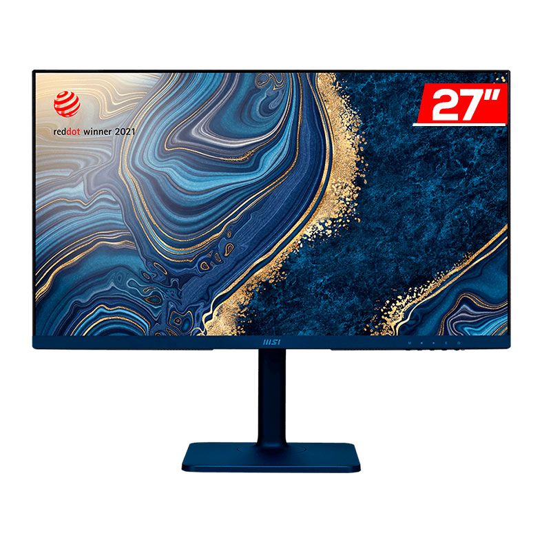 Monitor MSI Modern MD272QP Ultramarine, 27 Pol, IPS, WQHD, 4ms, 75Hz, HDMI/DP, MD-272QP-ULTRAMARINE