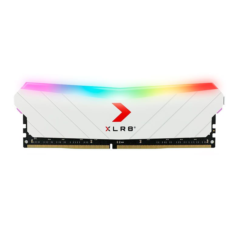 Memoria PNY XLR8 Gaming EPIC-X RGB, 16GB (1x16GB), DDR4, 3200MHz, C16, Branca, MD16GD4320016XRGBW