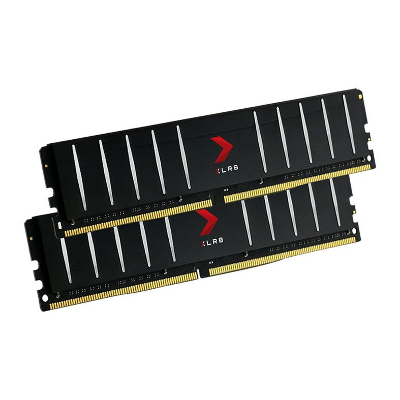 Memoria PNY XLR8, 16GB (2x8GB), DDR4, 3200MHz, C16, Preta, MD16GK2D4320016LP