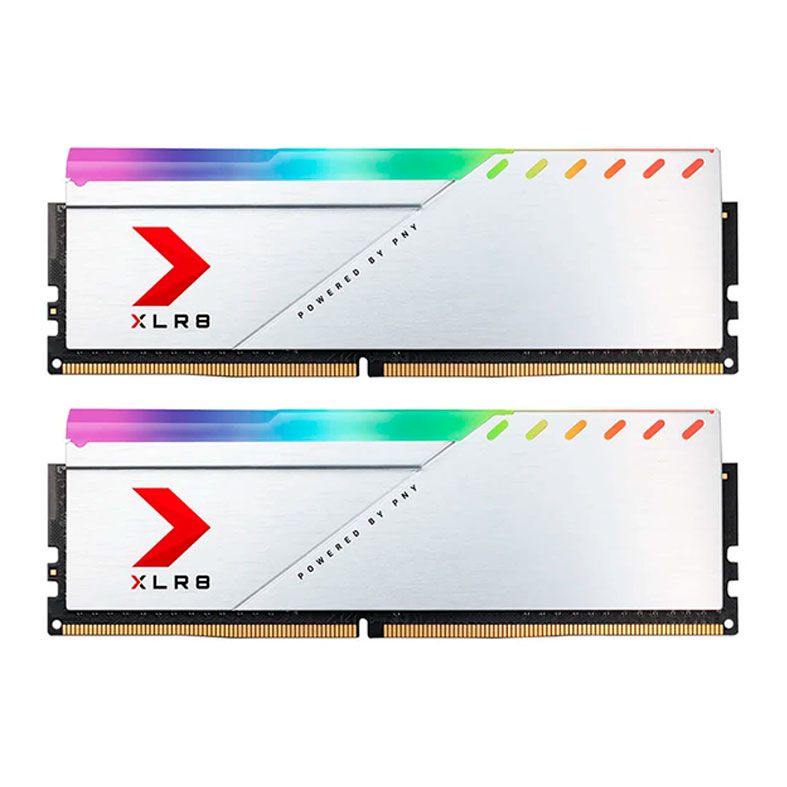 Memoria PNY XLR8 Gaming, RGB, 16GB (2x8GB), DDR4, 3200MHz, CL16, Prata, MD16GK2D4320016XSRGB