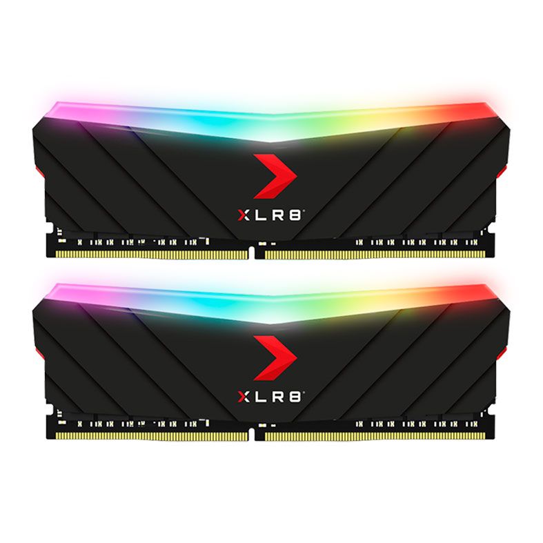 Memoria PNY XLR8 Gaming EPIC-X RGB, 16GB (2x8GB), DDR4, 3600MHz, CL18, Preta, MD16GK2D4360016XRGB
