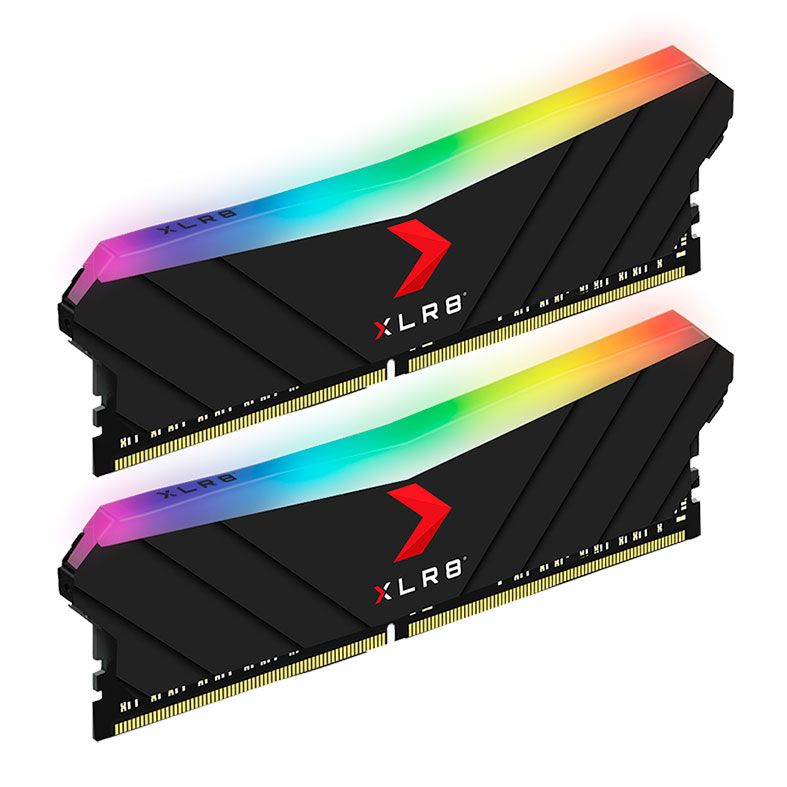Memoria PNY XLR8 Gaming EPIC-X RGB, 16GB (2x8GB), DDR4, 3600MHz, CL18, Preta, MD16GK2D4360016XRGB