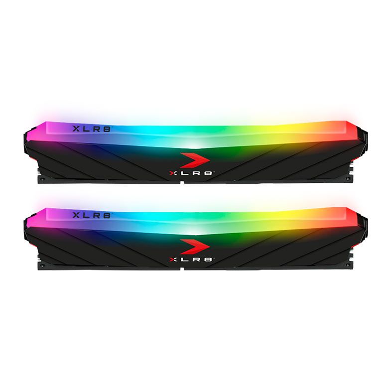 Memoria PNY XLR8 Gaming EPIC-X RGB, 16GB (2x8GB), DDR4, 3600MHz, C18, Preta, MD16GK2D4360018XRGB