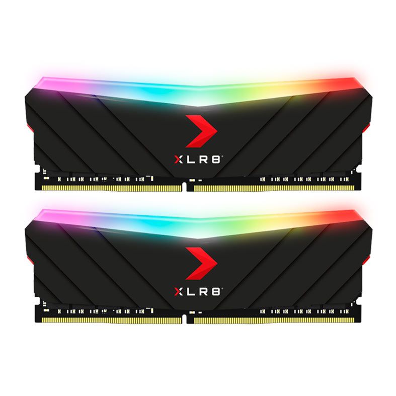 Memoria PNY XLR8 Gaming EPIC-X RGB, 16GB (2x8GB), DDR4, 3600MHz, C18, Preta, MD16GK2D4360018XRGB