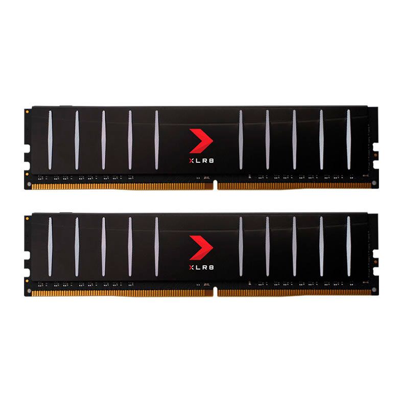 Memoria PNY XLR8, 32GB (2x16GB), DDR4, 3200MHz, C16, Preta, MD32GK2D4320016LP