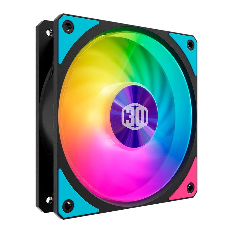 Ventoinha Cooler Master Mobius 120P 30th edition, 120mm, ARGB, MFZ-M2DY-24NP2-R3