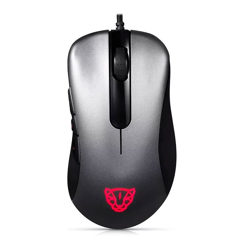 Mouse Gamer Motospeed V100, RGB, 6200DPI, 6 Botoes, Cinza, MG-V100-GR-WW