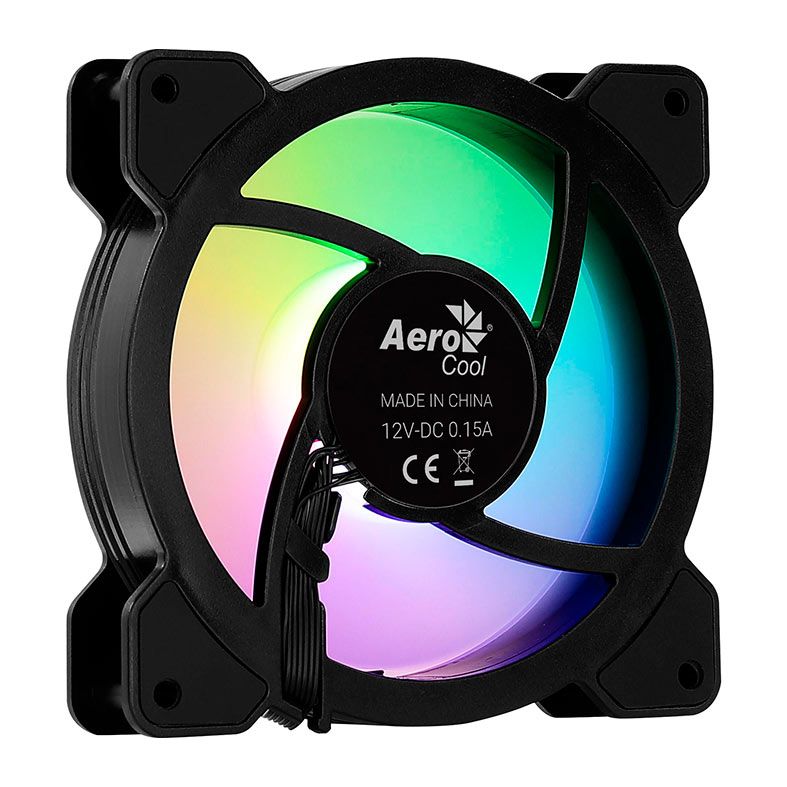Ventoinha Aerocool Mirage12, 120mm, ARGB, MIRAGE12-ARGB