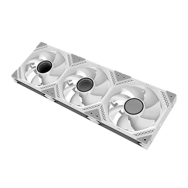Kit Ventoinhas Alseye Mirror 3, ARGB, 3x120mm, Branco, MIRROR-3-W