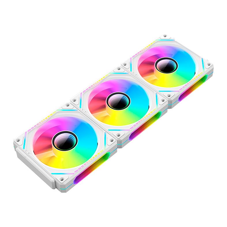 Kit Ventoinhas Alseye Mirror Pro Max, ARGB, 3x120mm, Branco, MIRROR-PRO-MAX-W