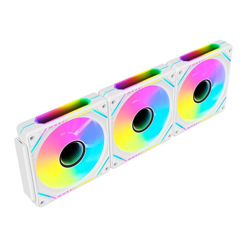 Kit Ventoinhas Alseye Mirror Pro Max, ARGB, 3x120mm, Branco, MIRROR-PRO-MAX-W
