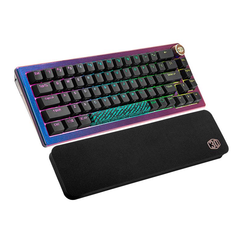 Teclado Mecanico Cooler Master MK721 30th Anniversary Edition, Wireless, RGB, Switch Marrom, MK-721-CKTM1-US