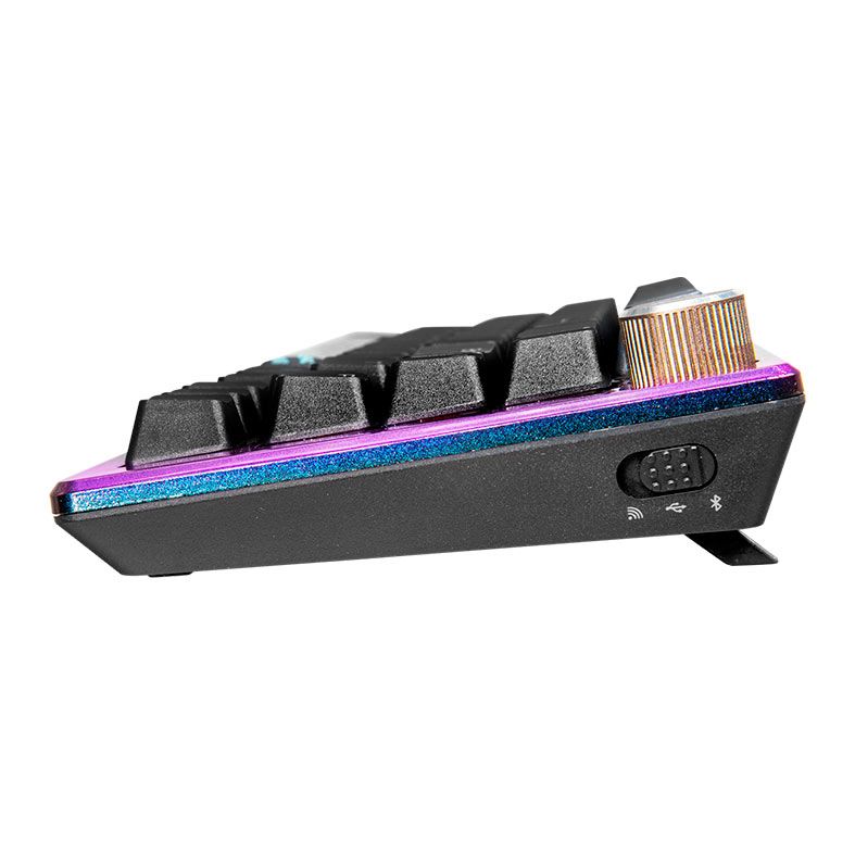 Teclado Mecanico Cooler Master MK721 30th Anniversary Edition, Wireless, RGB, Switch Marrom, MK-721-CKTM1-US