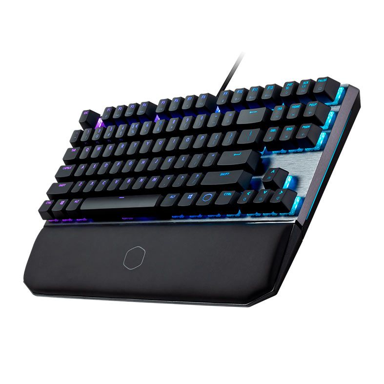 Teclado Mecanico Gamer Cooler Master MK730, RGB, TKL, Switch Azul, Preto, MK-730-GKCL1-US