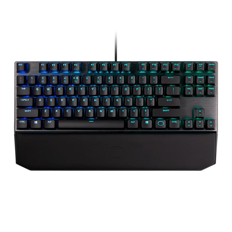 Teclado Mecanico Gamer Cooler Master MK730, RGB, TKL, Switch Azul, Preto, MK-730-GKCL1-US