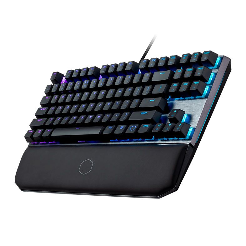 Teclado Mecanico Gamer Cooler Master MK730, RGB, TKL, Switch Marrom, Preto, MK-730-GKCM1-US
