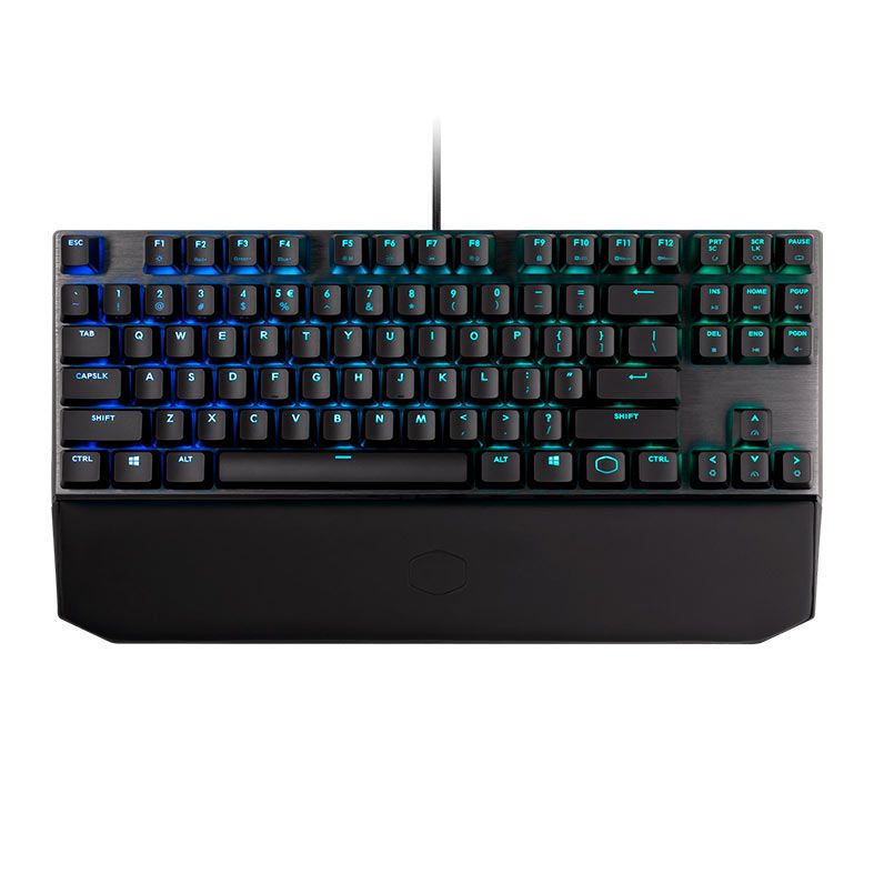Teclado Mecanico Gamer Cooler Master MK730, RGB, TKL, Switch Marrom, Preto, MK-730-GKCM1-US
