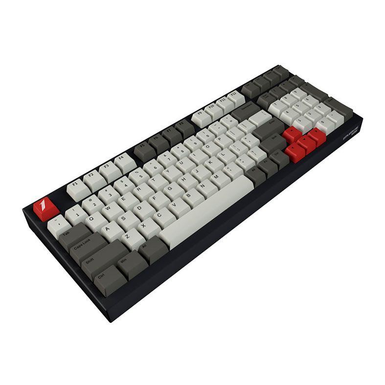 Teclado Mecanico Gamer 1STPlayer Lang MK980, RGB, Switch Amarelo, Preto, MK980BK