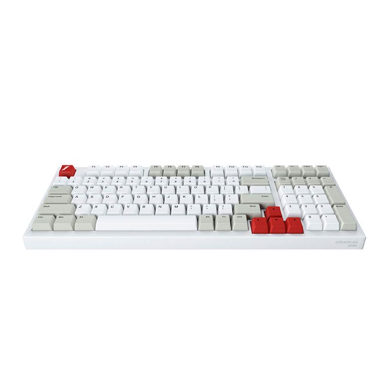Teclado Mecanico Gamer 1STPlayer Lang MK980, RGB, Switch Amarelo, Branco, MK980WH