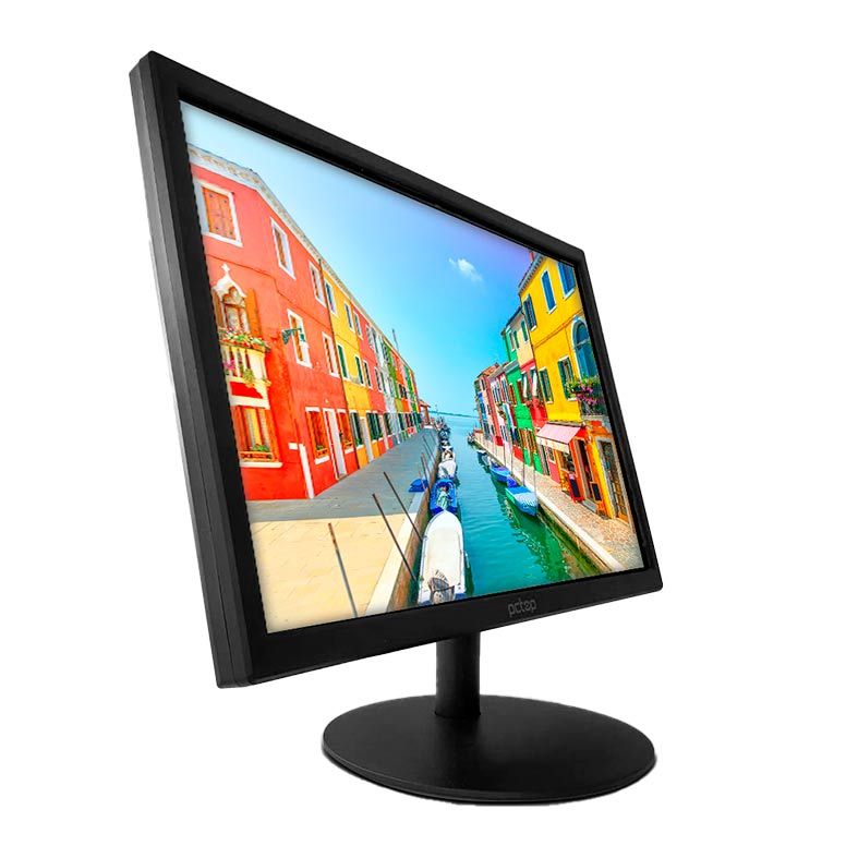 Monitor Pctop MLP190HDMID, 19Pol, WXGA, 3ms, 60Hz, HDMI/VGA, Preto, MLP190HDMID