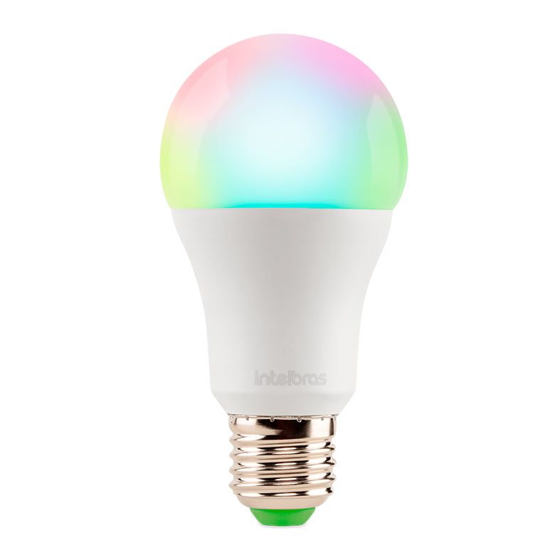 Lampada LED Intelbras MLS 4100, RGB, Wi-Fi, MLS-4100