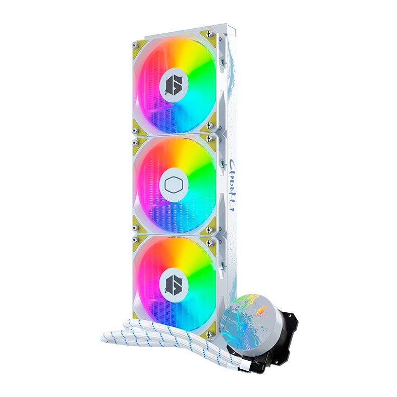 Water Cooler Cooler Master MasterLiquid 360L Core Street Fighter 6 Chun-LI, ARGB, 360mm, Branco, MLW-D36M-A17PZ-CL