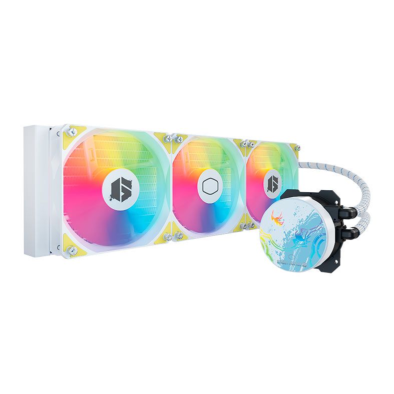 Water Cooler Cooler Master MasterLiquid 360L Core Street Fighter 6 Chun-LI, ARGB, 360mm, Branco, MLW-D36M-A17PZ-CL