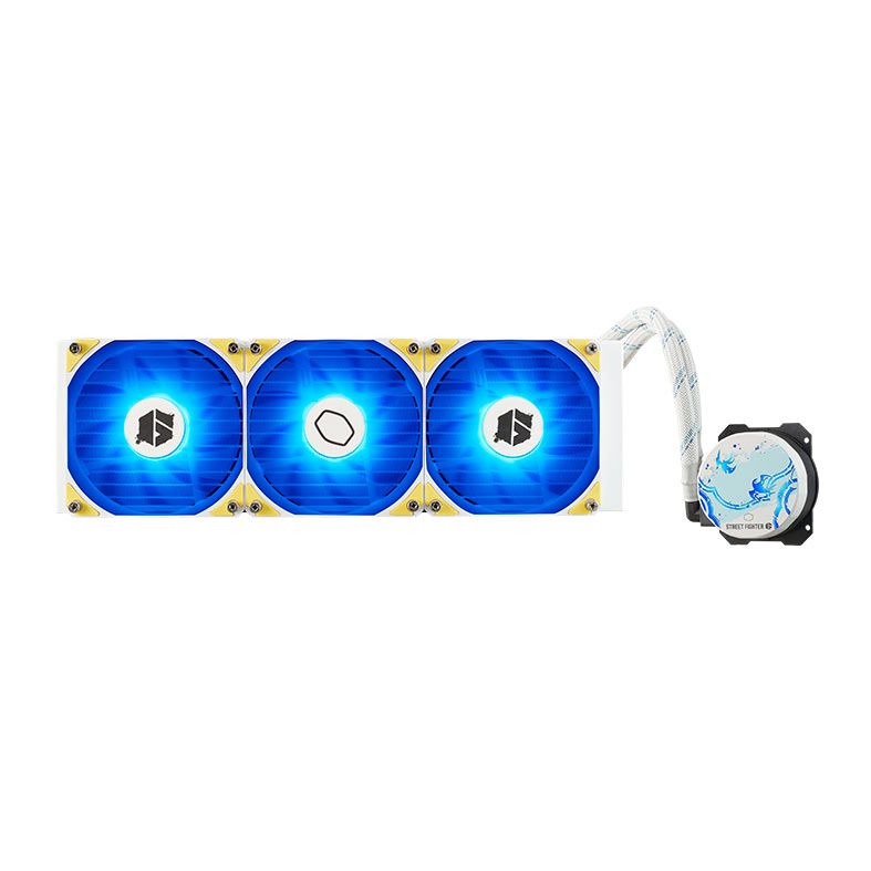 Water Cooler Cooler Master MasterLiquid 360L Core Street Fighter 6 Chun-LI, ARGB, 360mm, Branco, MLW-D36M-A17PZ-CL