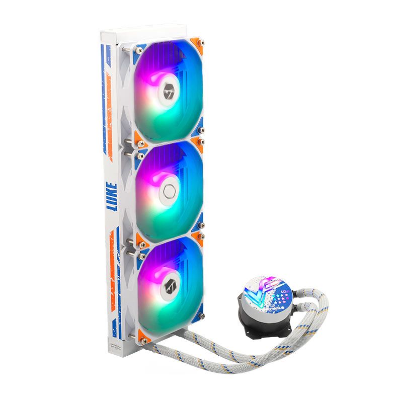 Water Cooler Cooler Master MasterLiquid 360L Core Street Fighter 6 Luke, ARGB, 360mm, Branco, MLW-D36M-A17PZ-LK