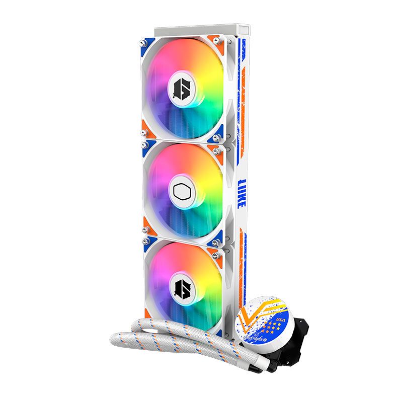 Water Cooler Cooler Master MasterLiquid 360L Core Street Fighter 6 Luke, ARGB, 360mm, Branco, MLW-D36M-A17PZ-LK