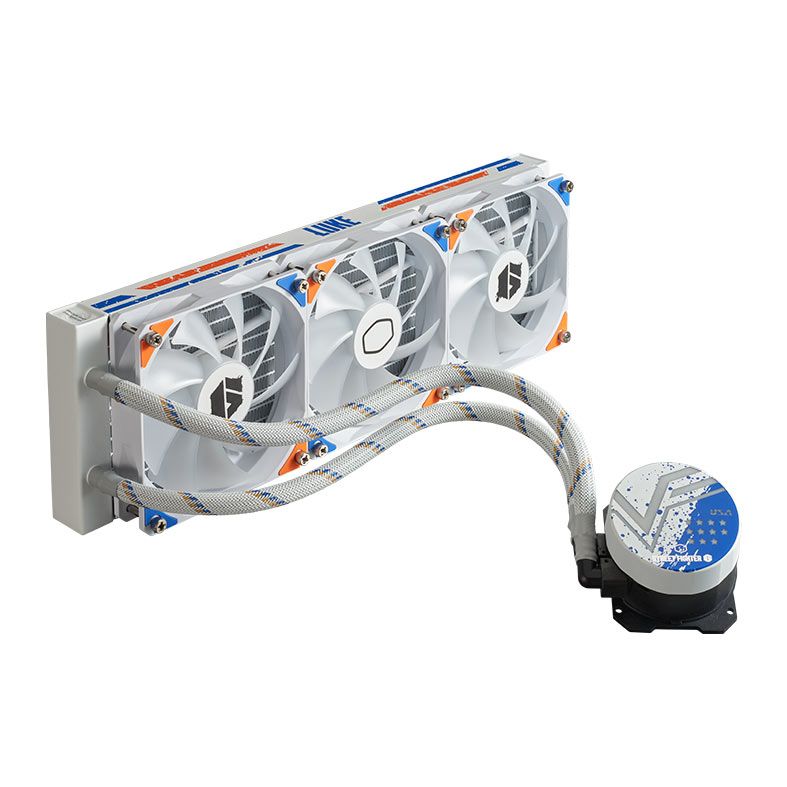 Water Cooler Cooler Master MasterLiquid 360L Core Street Fighter 6 Luke, ARGB, 360mm, Branco, MLW-D36M-A17PZ-LK