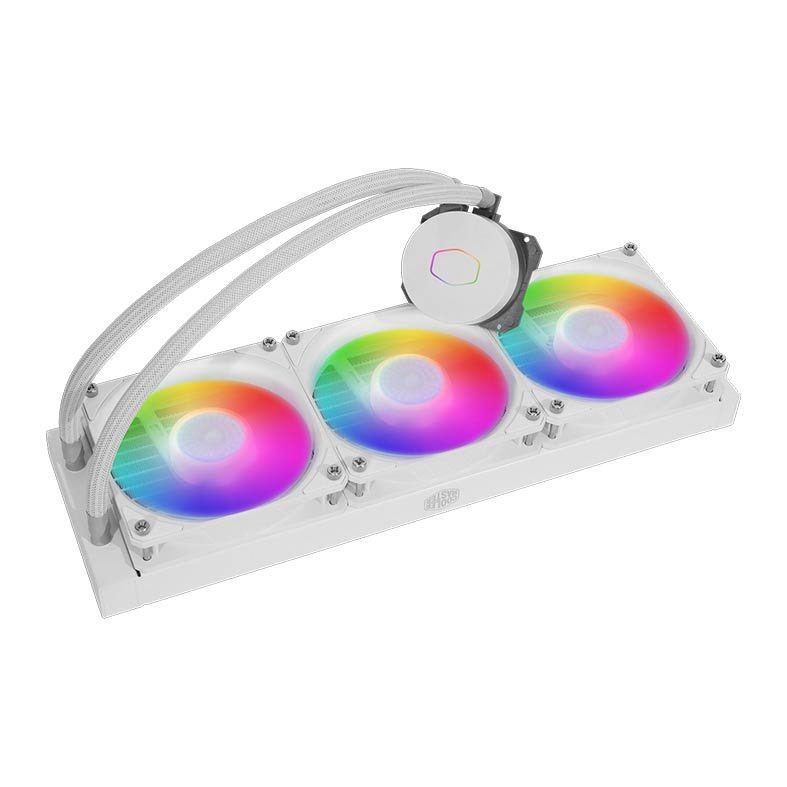 Water Cooler Cooler Master MasterLiquid ML360L V2 ARGB 360mm White Edition, MLW-D36M-A18PW-RW