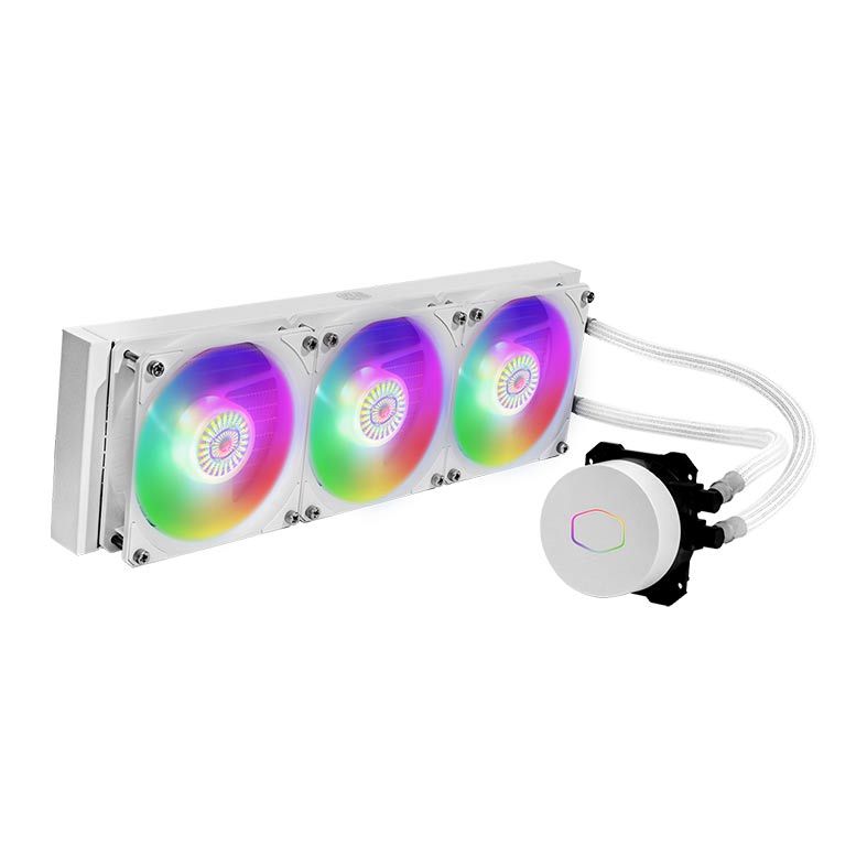Water Cooler Cooler Master MasterLiquid ML360L V2 ARGB 360mm White Edition, MLW-D36M-A18PW-RW