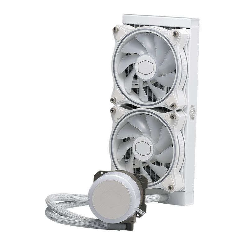 Water Cooler Cooler Master MasterLiquid ML240 Illusion White Edition, RGB, 240mm, MLX-D24M-A18PW-R1