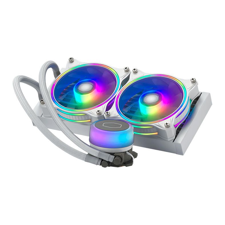 Water Cooler Cooler Master MasterLiquid ML240 Illusion White Edition, RGB, 240mm, MLX-D24M-A18PW-R1