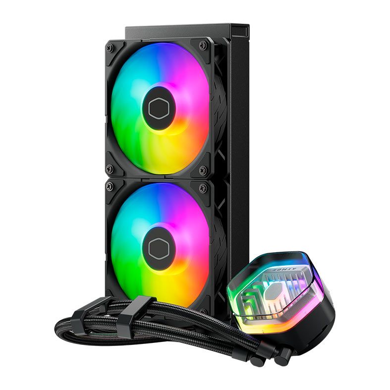 Water Cooler Cooler Master MasterLiquid 240 Atmos , RGB, 240mm, Preto, MLX-D24M-A25PZ-R1