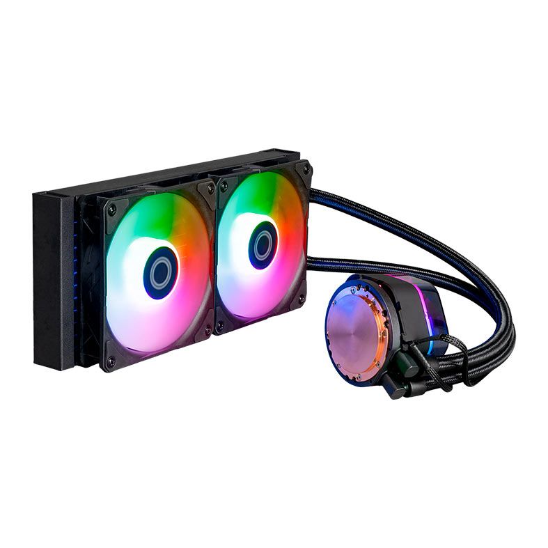 Water Cooler Cooler Master MasterLiquid 240 Atmos , RGB, 240mm, Preto, MLX-D24M-A25PZ-R1