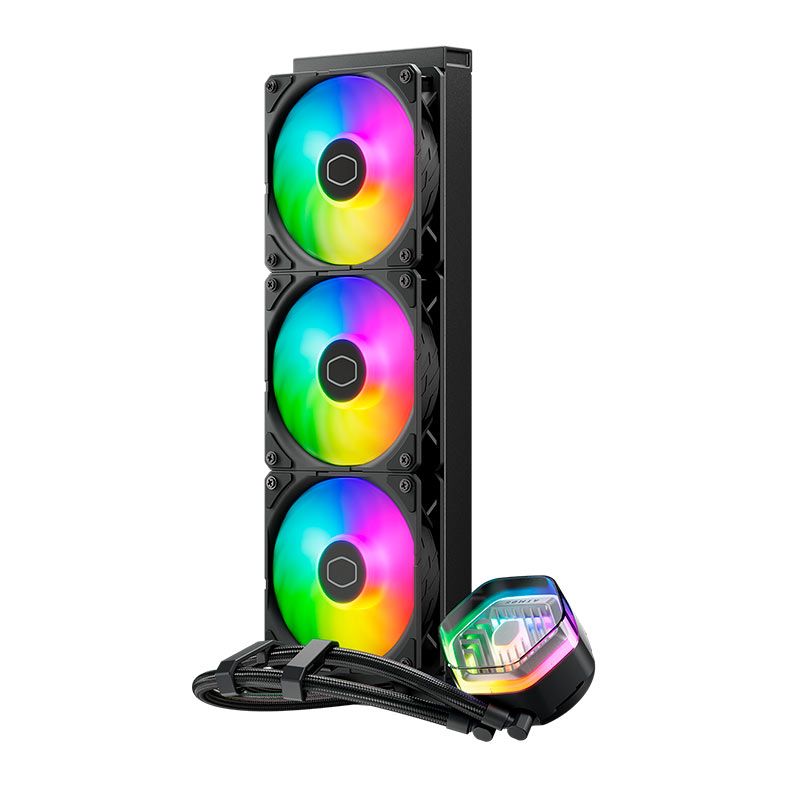 Water Cooler Cooler Master MasterLiquid 360 Atmos , RGB, 360mm, Preto, MLX-D36M-A25PZ-R1