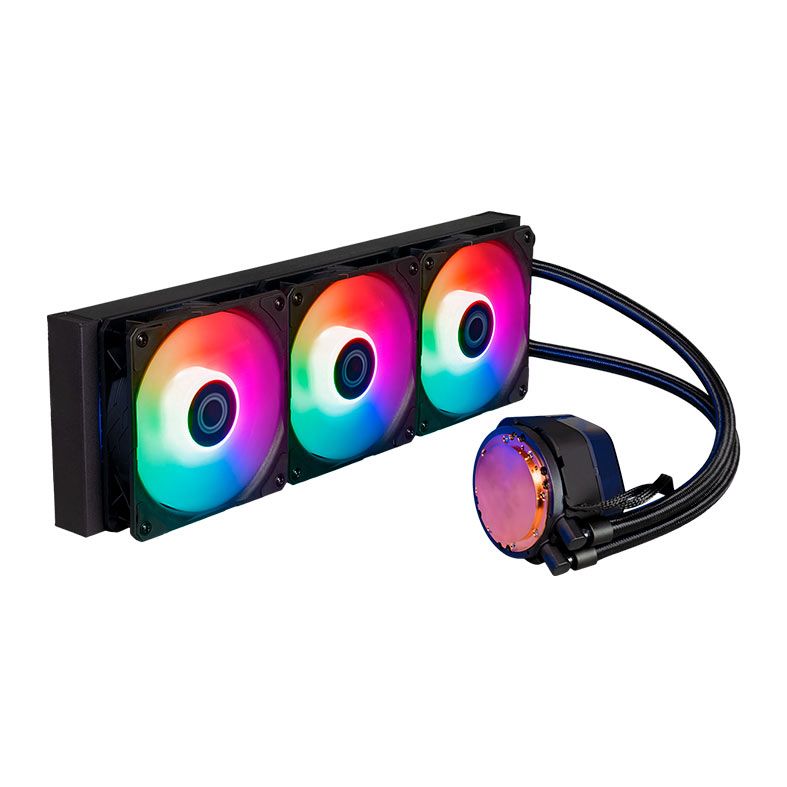 Water Cooler Cooler Master MasterLiquid 360 Atmos , RGB, 360mm, Preto, MLX-D36M-A25PZ-R1