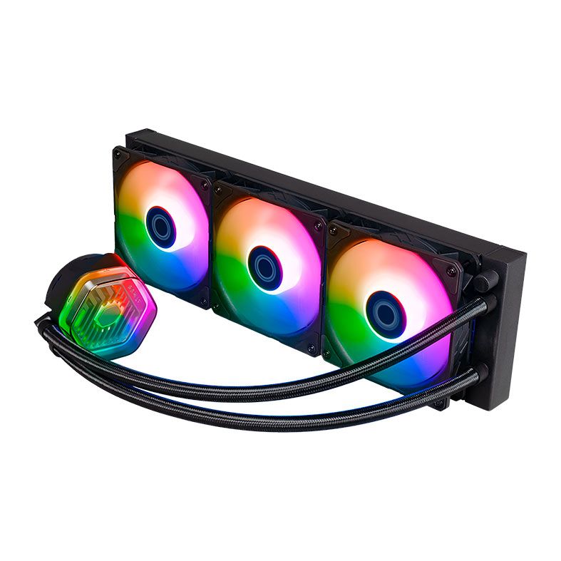 Water Cooler Cooler Master MasterLiquid 360 Atmos , RGB, 360mm, Preto, MLX-D36M-A25PZ-R1