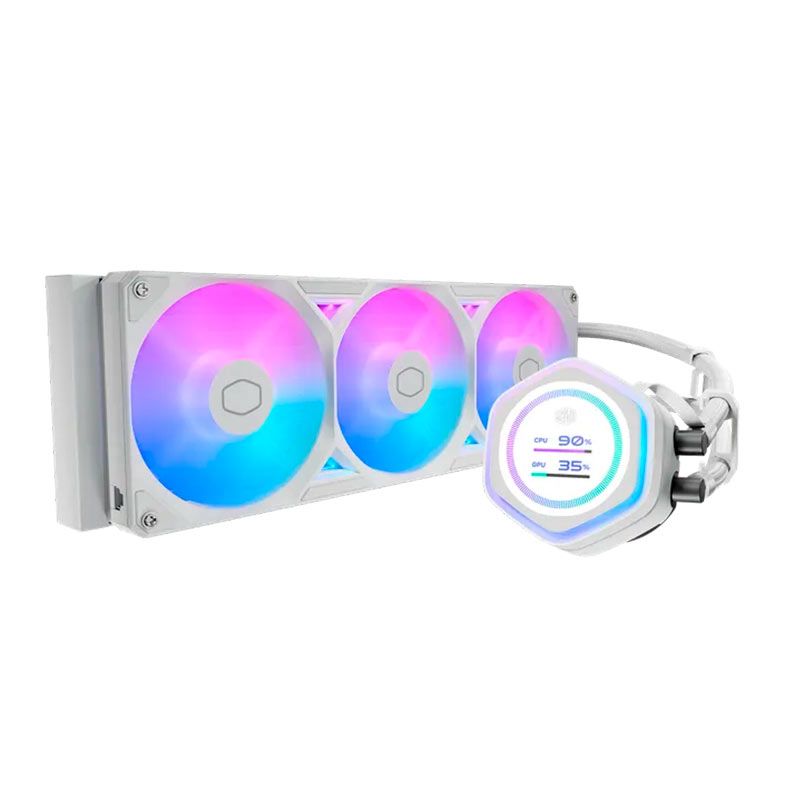 Atmos 360 MasterLiquid Master Cooler 白 Master Cooler | AIO White ATMOS 360 MasterLiquid Cooler Water PC用ファン・クーラー