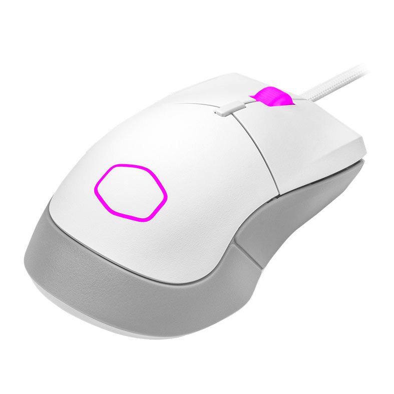 Mouse Gamer Cooler Master MM310, RGB, 12000DPI, 6 Botoes, Branco, MM-310-WWOL1