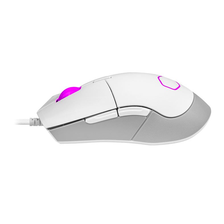 Mouse Gamer Cooler Master MM310, RGB, 12000DPI, 6 Botoes, Branco, MM-310-WWOL1