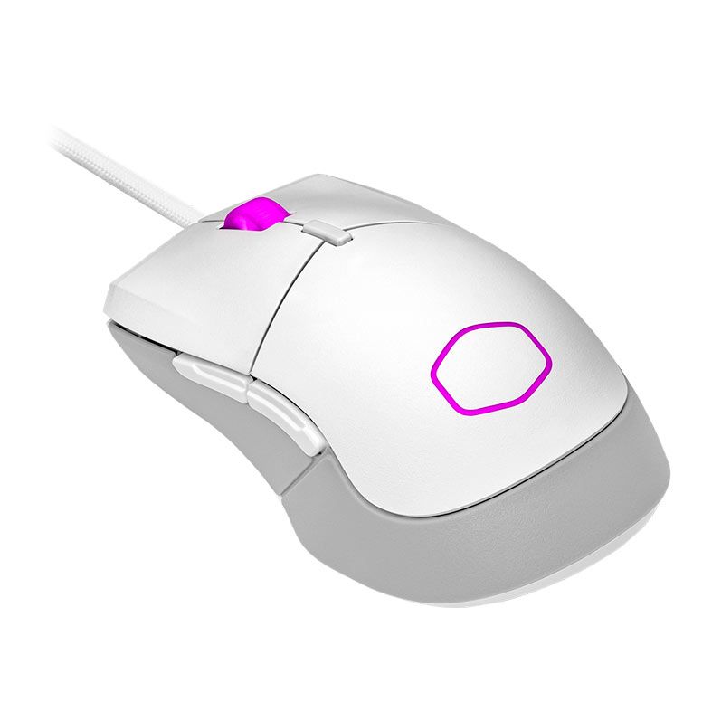 Mouse Gamer Cooler Master MM310, RGB, 12000DPI, 6 Botoes, Branco, MM-310-WWOL1