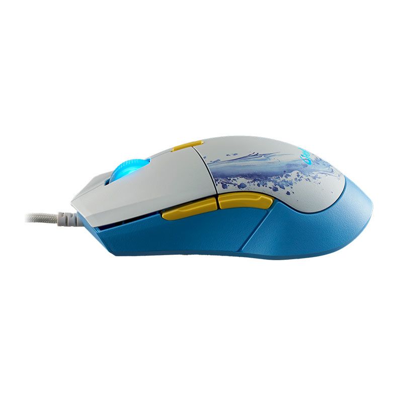 Mouse Gamer Cooler Master MM310 Street Fighter 6 Chun-Li, RGB, 12000 DPI, 6 Botoes, Branco, MM-310-WWOL2