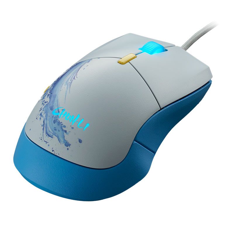 Mouse Gamer Cooler Master MM310 Street Fighter 6 Chun-Li, RGB, 12000 DPI, 6 Botoes, Branco, MM-310-WWOL2