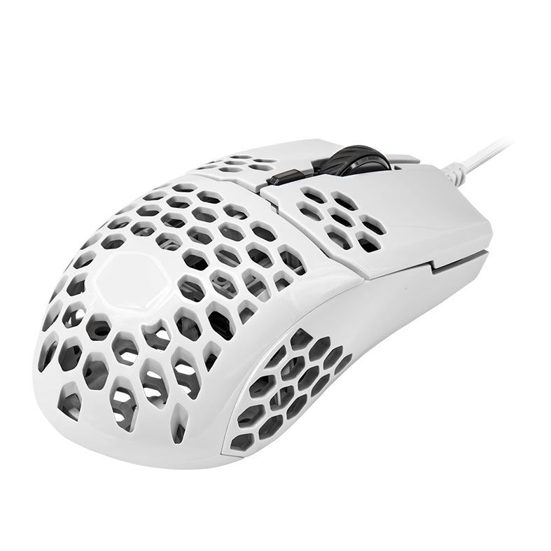 Mouse Gamer Cooler Master MM710, 16000DPI, 6 Botoes, Branco Brilhante, MM-710-WWOL2
