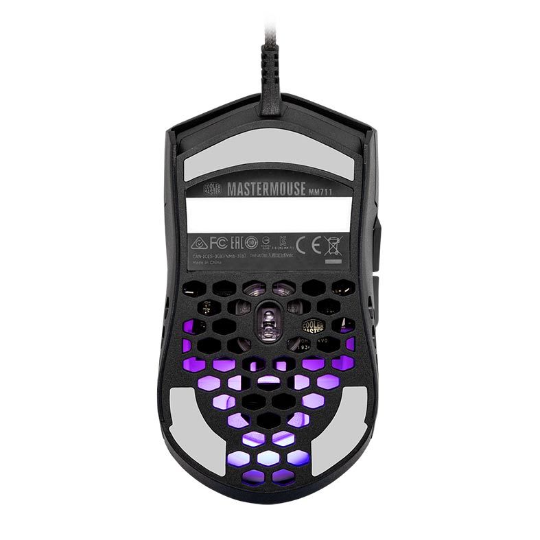 Mouse Gamer Cooler Master MM711 RGB 16000DPI Preto, MM-711-KKOL2