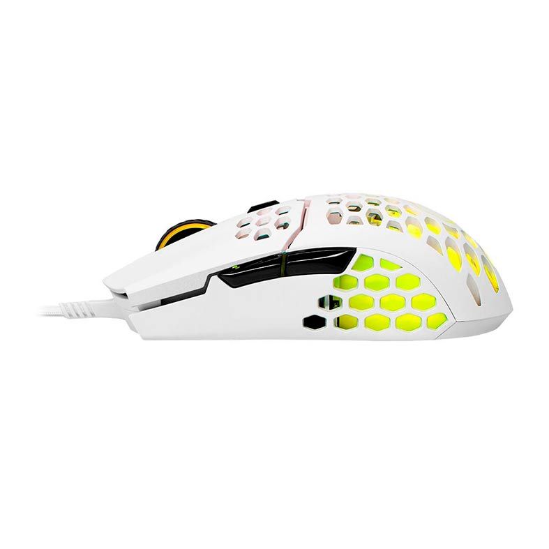 Mouse Gamer Cooler Master MM711 RGB 16000DPI Branco, MM-711-WWOL1