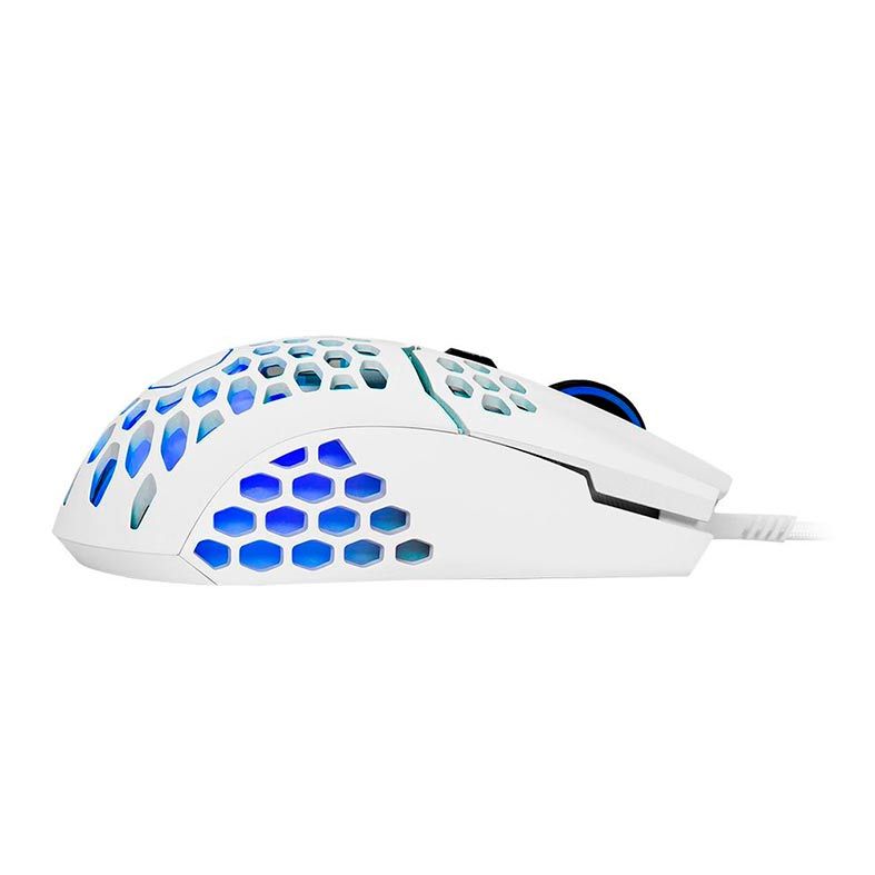 Mouse Gamer Cooler Master MM711 RGB 16000DPI Branco Brilhante, MM-711-WWOL2
